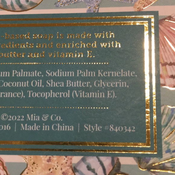 Mia & Co Scented Seaside Breeze Hand Soap Bar 10.58oz Vitamin E & Shea ButterNWT - Picture 9 of 10